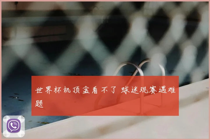 世界杯机顶盒看不了 球迷观赛遇难题
