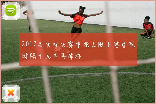 2017足协杯决赛申花击败上港夺冠时隔十九年再捧杯