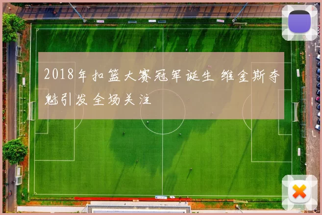 2018年扣篮大赛冠军诞生 维金斯夺魁引发全场关注